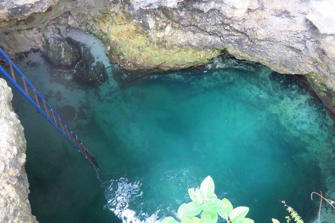 4. Negril Full-Day Guided / Sunset Tours 7miles Beach Blue Hole & Ricks Café - Blue Hole Mineral Spring, a swim below the earth