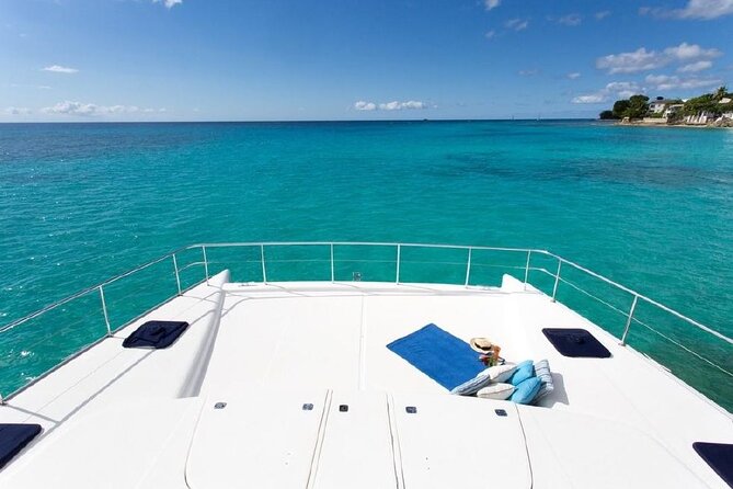 4hr Private Luxury Yacht with Snorkeling, DJ, Bar, Food - The swim and snorkel stop near Doctor’s Cave
