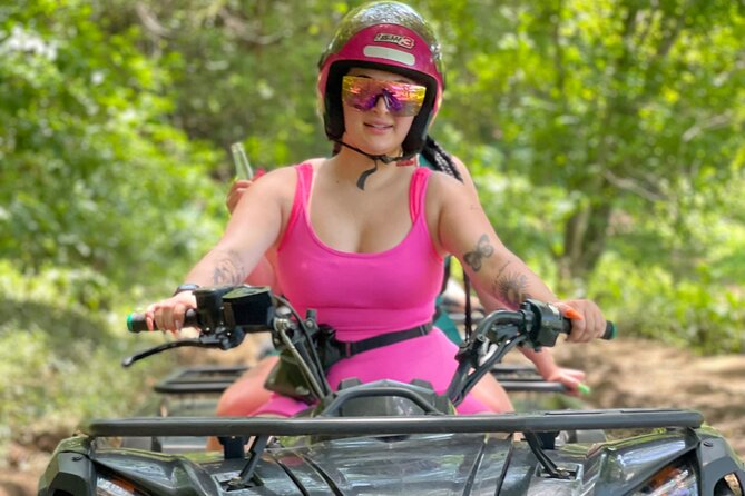 ATV and Bamboo Rafting With limestone foot massage and transport - The limestone foot massage