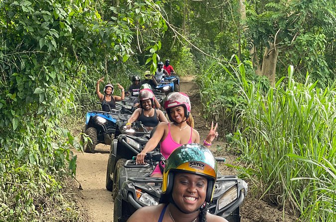 ATV and Bamboo Rafting with Transport from Montego Bay - From the ATV trail to Lethe
