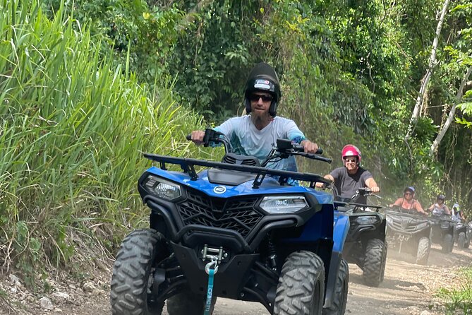 ATV and Bamboo Rafting with Transport from Montego Bay - Who will enjoy this day most