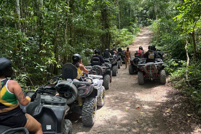ATV Bamboo Rafting and Horseback Riding in Montego Bay - Bamboo rafting slows everything down