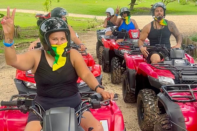 ATV, Bamboo Rafting , Horseback Ride & Blue Hole Falls Ocho Rios - Who will enjoy this day most