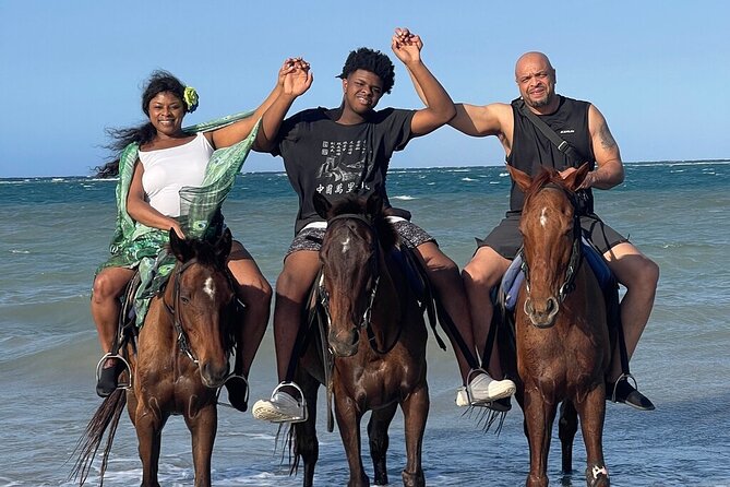 ATV, Bamboo Rafting, Horseback Ride Guided Tour from Montego Bay - Bamboo rafting on the White River