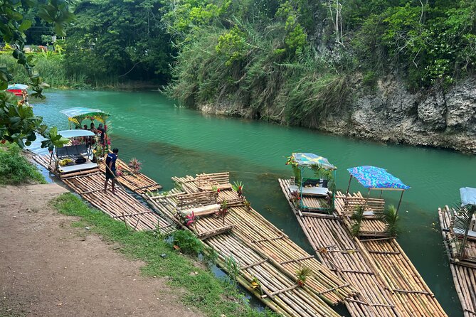 ATV, Bamboo Rafting, Horseback Ride Guided Tour from Montego Bay - Scotchies Drax Hall for jerk chicken and pork