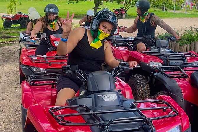 ATV , Bamboo Rafting & Horseback Riding tour from Montego bay - White River: a quiet start on bamboo