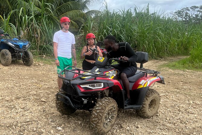 ATV Jungle Ride, Zipline and Ricks Cafe from Montego Bay - The zipline adds height, stairs, and views