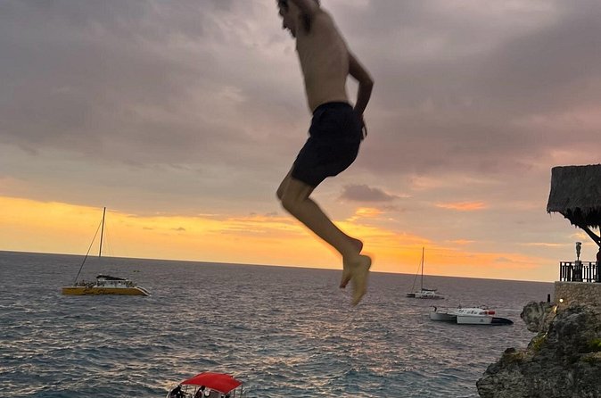 ATV Ride, Negril 7 mile Beach Catamaran Cruise & Ricks cafe Combo - Rick’s Cafe, cliff jumps, and sunset