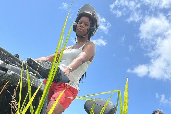 ATV Riding in Rainforest & Ricks Cafe from Montego Bay - Taking a break at Seven Mile Beach