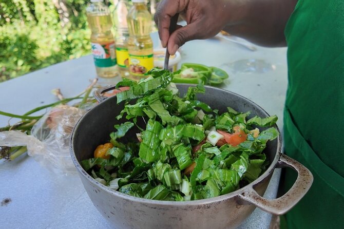 Authentic Jamaican Cooking Experience in the Mountain from mobay - Cooking lunch over an outdoor wood fire
