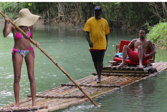 Bamboo Rafting and horseback - Floating the White River by bamboo raft
