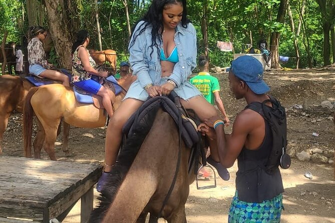 Bamboo Rafting and Horseback Riding on Beach in Ocho Rios - The limestone foot massage and rum punch