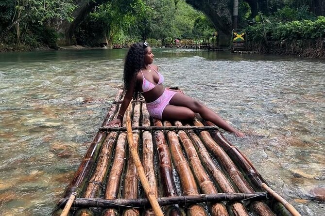 Bamboo Rafting and Limestone Massage in Montego Bay, Jamaica - A quiet river ride at Lethe