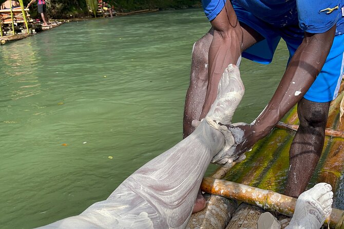 Bamboo Rafting and Rick Cafe Negril Private Tour - Coconut, fruit, and the limestone foot treatment