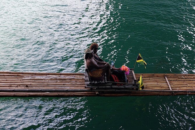 Bamboo Rafting, Frenchman Cove, Boston Jerk Centre in Portland - Frenchman Cove, two hours beside clear water