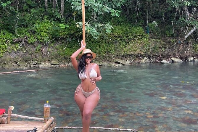 Bamboo Rafting & Limestone Massage (Great River) Lethe - Music, photos, swimming, and food stops