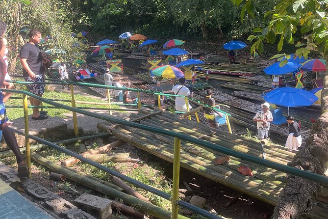 Bamboo Rafting with Limestone Foot massage then Margaritaville. - From Montego Bay to the Lethe countryside