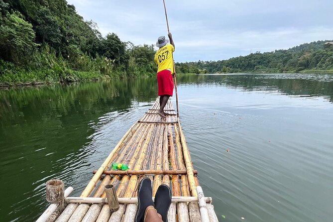 Bamboo rafting - A limestone massage with a local connection