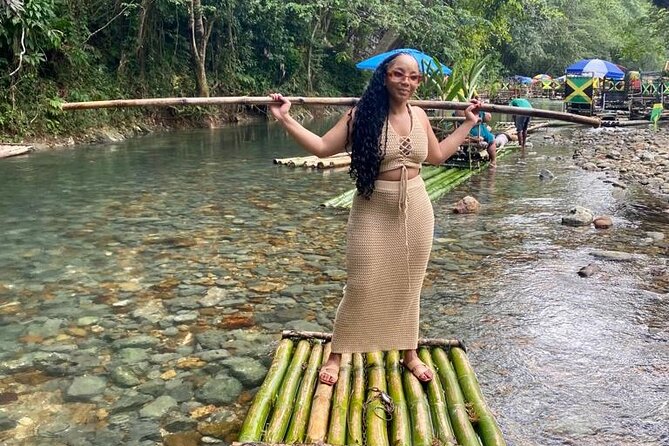 Bamboo River Rafting & horse back riding in Montego Bay - Great River rafting at Lethe