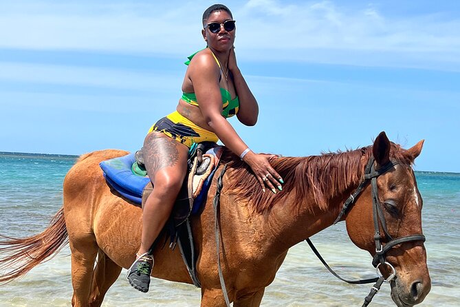 Bamboo River Rafting with massage and Horseback ride in ocean - The ocean horseback ride