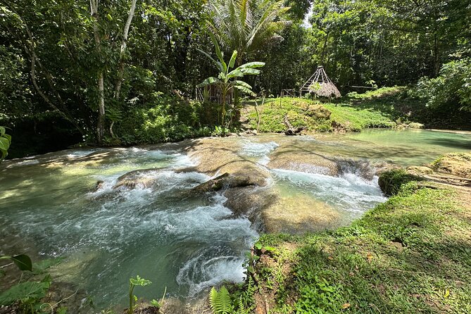Benta River & Falls Private Tour From Montego Bay - Rope swing, cave, mud bath, and cliff jump