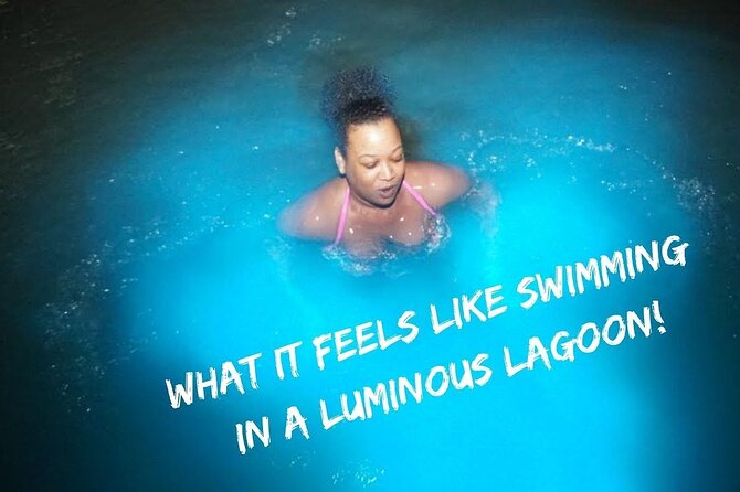 Bioluminescence Lagoon Tour from Montego Bay with Pick Up - Swimming in glowing water is optional