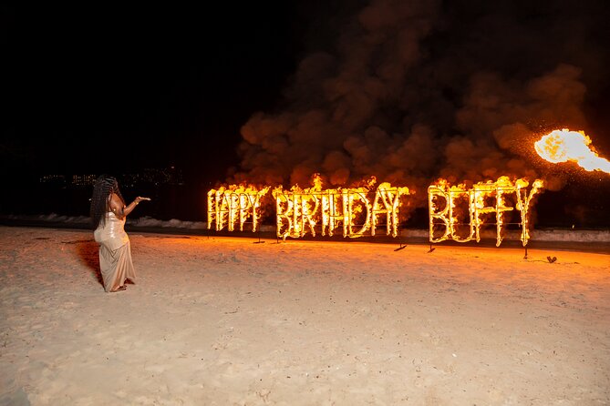 Birthday Fire Show experience in Montego Bay - A Birthday Party Built Around Fire and Photos