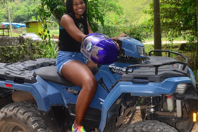 Blue Hole and Atv in Ocho Rios - Riding the one-hour wet-and-wild ATV route