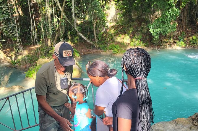 Blue Hole and Beach from Cruise ship Ports or Hotels in Ocho Rios - Blue Hole brings the action first