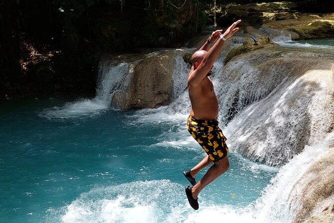 Blue Hole and Dunns River Falls the Number One Rated Excursions - Blue Hole: Pools, Caves, and Guided Water Crossings