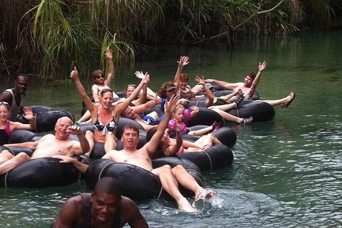 Blue Hole and River Tubing Combo Tour from Ocho Rios - White River tubing after the exertion