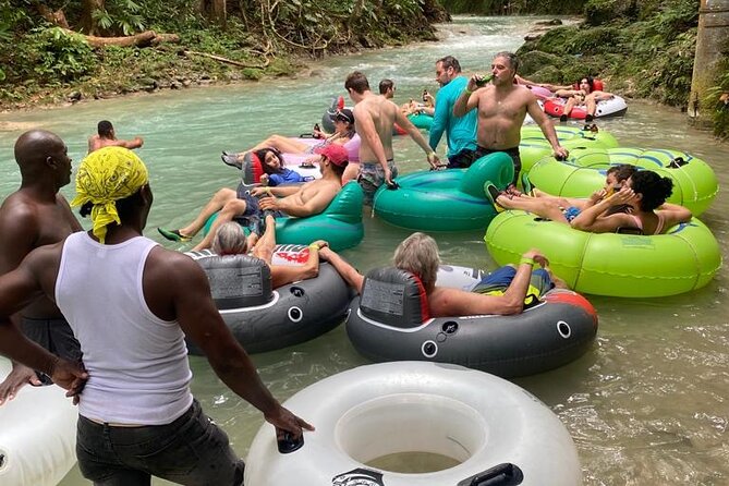 Blue Hole and River Tubing Combo Tour from Ocho Rios - Exploring the Blue Hole waterfall area
