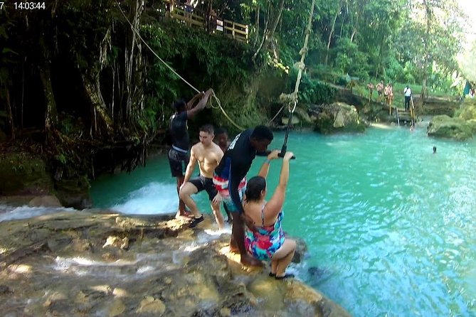 Blue Hole and Secret Falls plus Dunn's River Falls Combo Tour - Key points at a glance