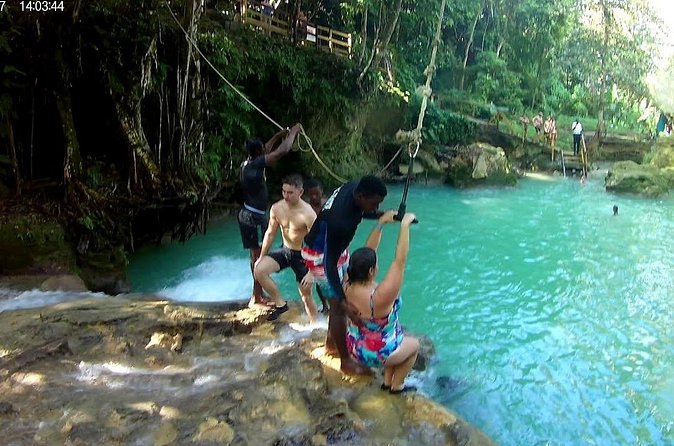 Blue Hole and Secret Falls plus Dunn's River Falls Combo Tour - What is included for $190?