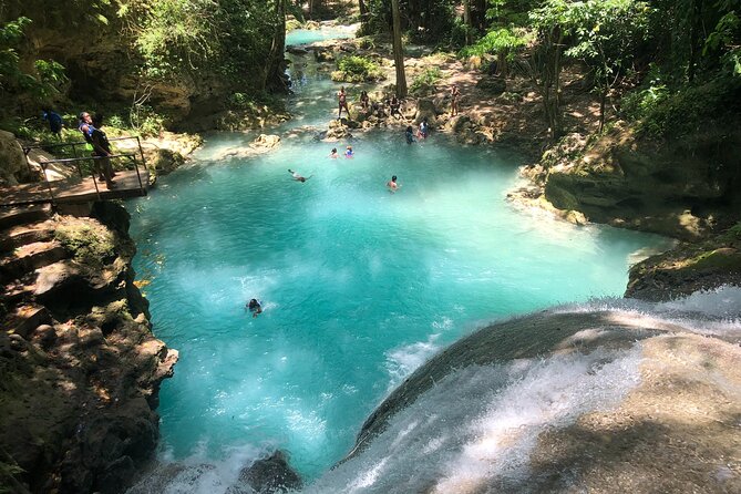 Blue Hole, Dunn's River Falls + Lunch & Cocktails at Bamboo Beach - Three Ocho Rios highlights in one day