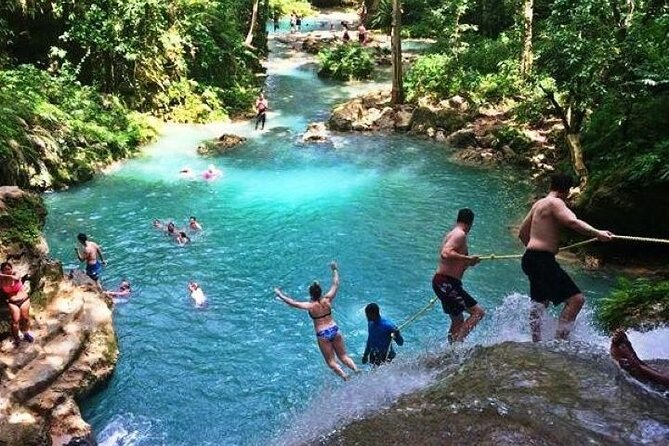 Blue Hole, Dunn's River Falls + Lunch & Cocktails at Bamboo Beach - Dunn’s River Falls: the day’s main physical challenge