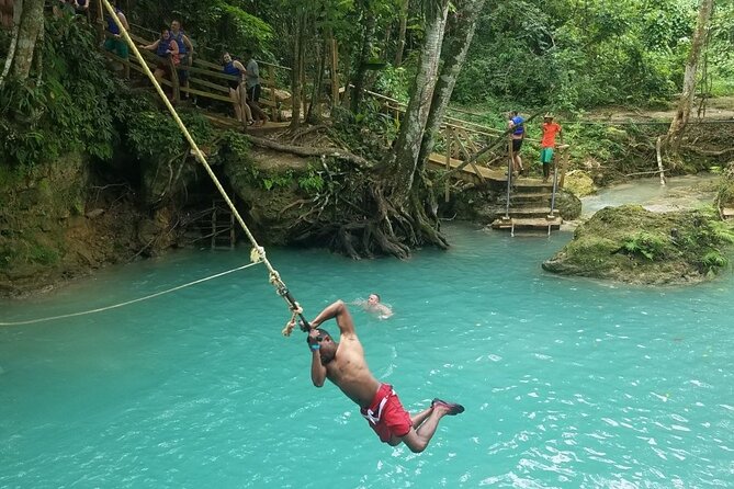 Blue Hole Falls with Horseback Ride Adventure from Montego Bay - A horseback ride from green trails to St. Ann’s Bay