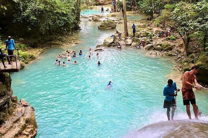 Blue Hole Ocho Rios - Blue Hole is built for getting wet