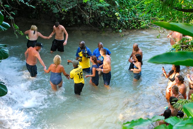 Blue Hole plus Secret Falls and Dunns River Falls Combo from Falmouth Hotels - Lunch at Scotchies costs extra