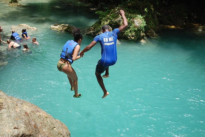 Blue Hole plus Secret Falls and Dunns River Falls Combo from Runaway Bay Hotels - The north-coast ride from Runaway Bay