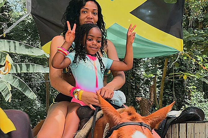 Blue Hole, River Tubing, and Horse Ride with Swim Ocho Rios - The horseback ride brings you to the sea