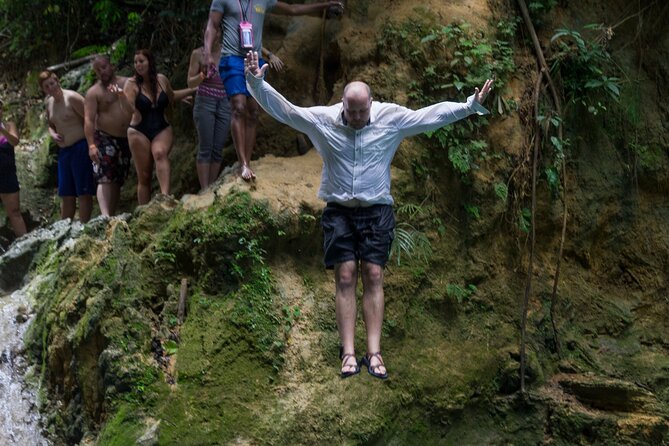 Blue Hole & River Tubing Tour From Falmouth & Runaway Bay Jamaica - A 45-minute jerk stop in Ocho Rios
