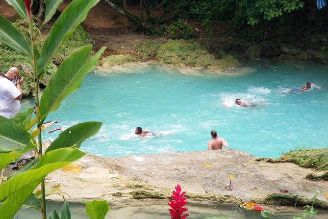 Blue Hole/Secert falls and Dunns River Combo Tour - Dunn’s River Falls: climb from beach to the top