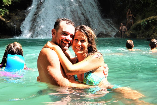 Blue Hole, Secret Falls, and Dunn's River Falls Combo Day-Trip - Jamaican jerk lunch, with a few details to check