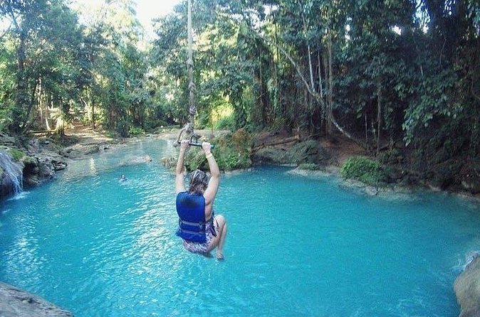 Blue Hole Secret Falls and River Tubing Tour - White River tubing: a calmer second act