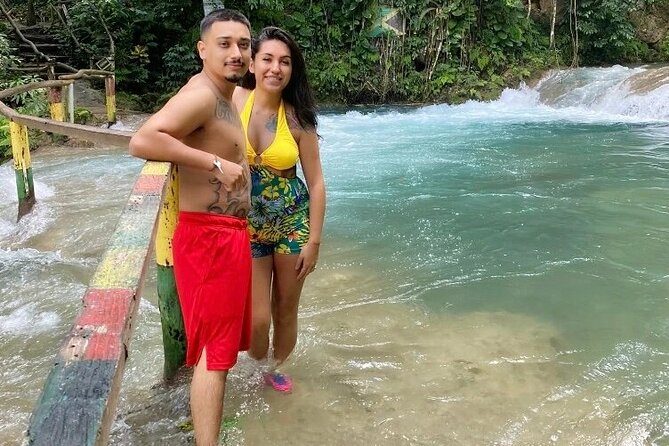 Blue Hole, Secret Falls & River Rapids Tubing from Montego Bay - A rainforest-and-river day with one important price question