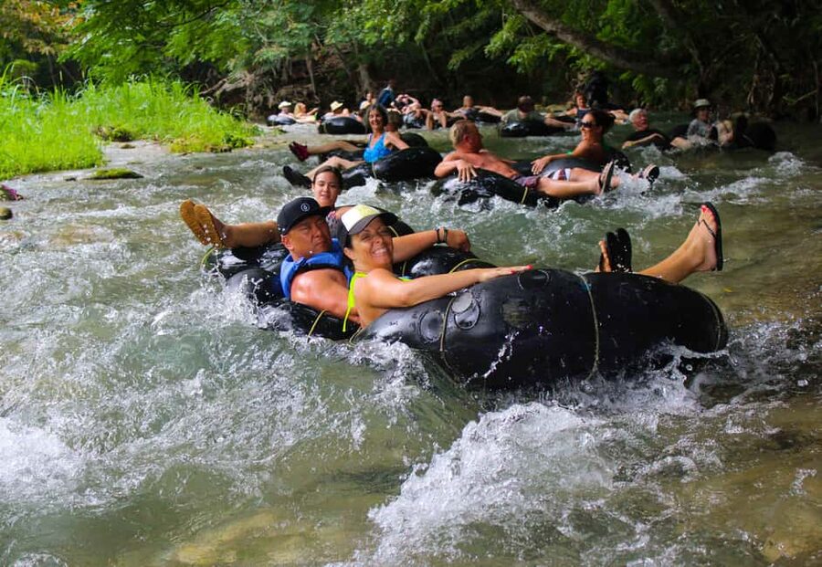 Blue Hole, Secret Falls, River Tubing and Dunn's River Falls - Four Jamaican water experiences in one long day