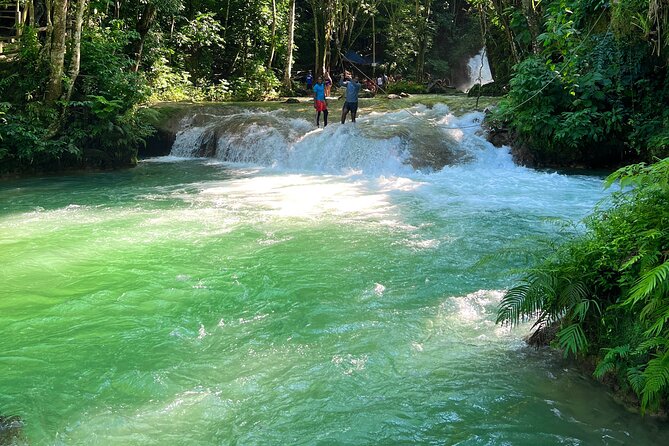 Blue Hole Waterfalls and Bamboo Rafting with Transportation - What the $139 price means