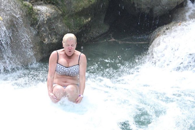 Blue Hole waterfalls from Runaway bay - Three hours at the Blue Hole