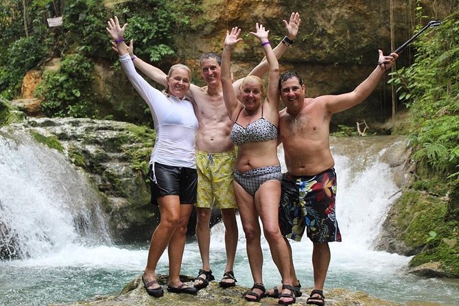 Blue Hole waterfalls from Runaway bay - Who will enjoy this most